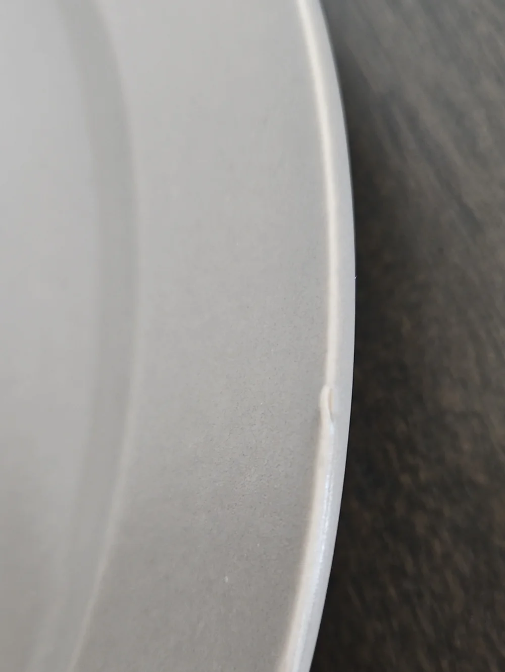 Crate&Barrel Paige Gray Stoneware 11